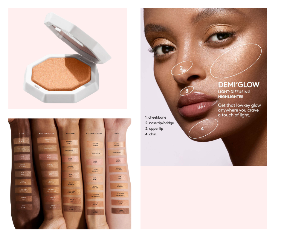 Fenty Beauty Demi’Glow Light-Diffusing Highlighter