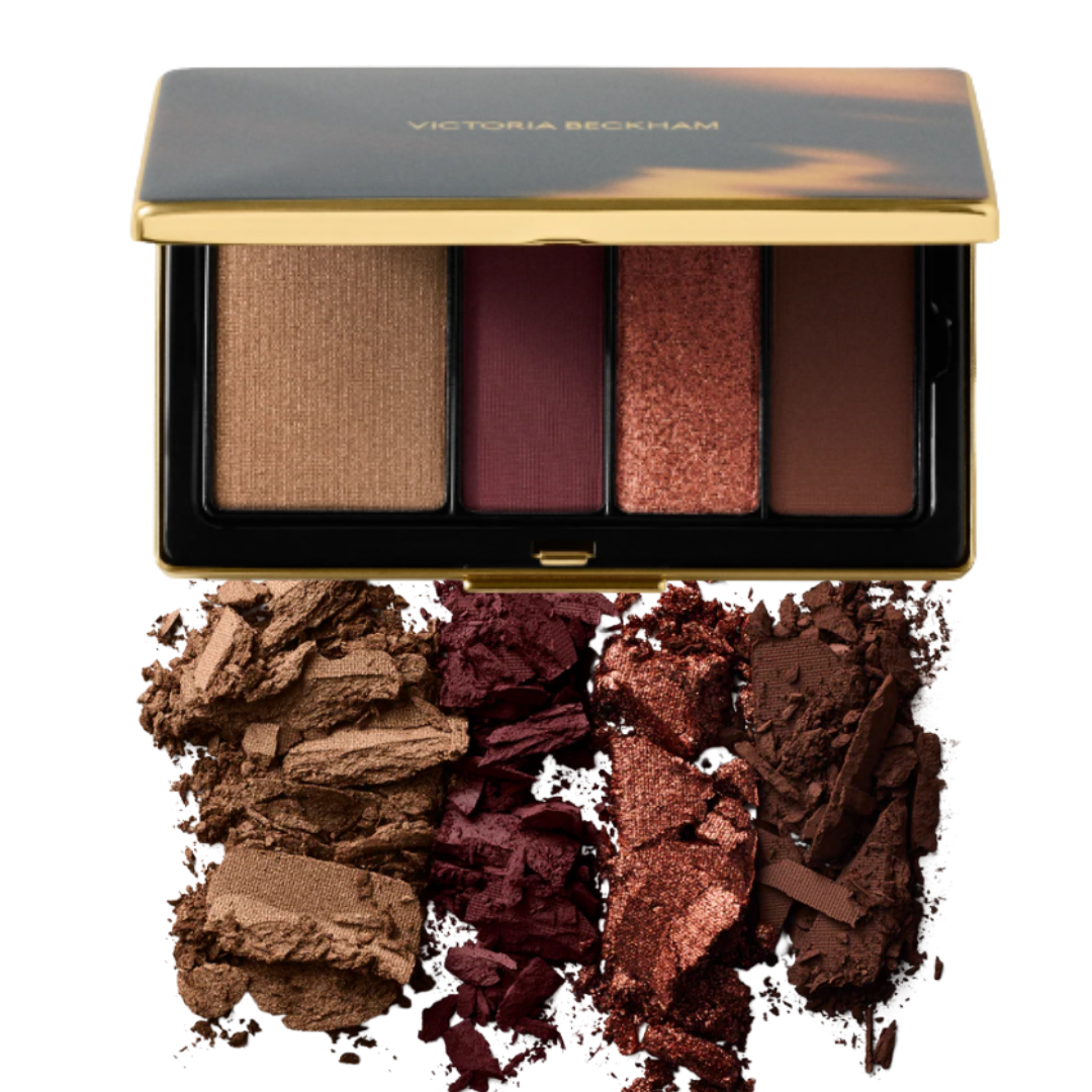 Victoria Beckham Beauty Eye Wardrobe Multi-Finish Palette in Bordeaux