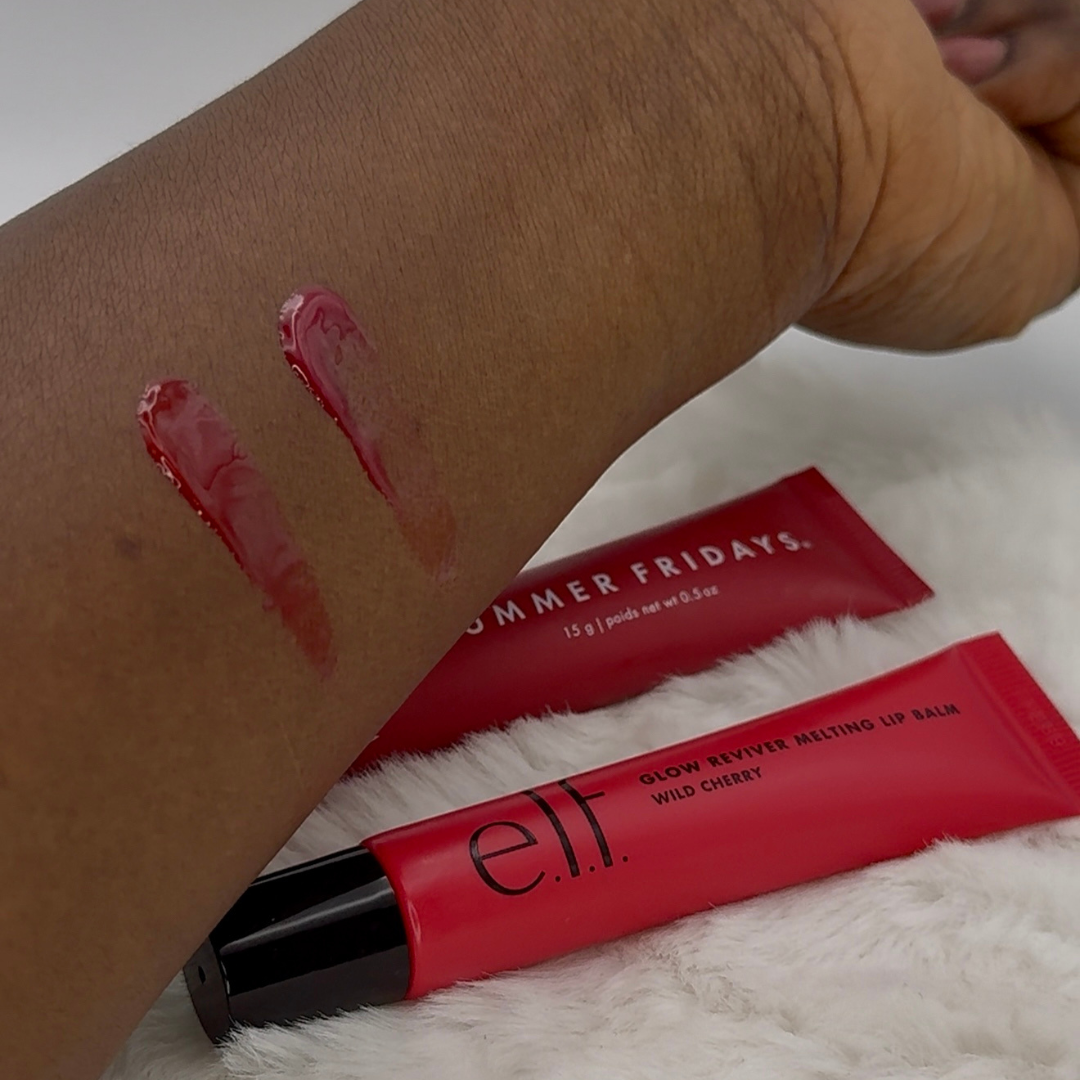 e.l.f. Cosmetics Wild Cherry vs. Summer Fridays Cherry – Das perfekte Dupe