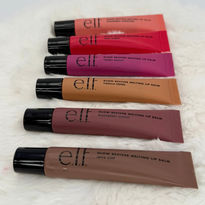 e.l.f. Cosmetics Glow Reviver Melting Lip Balm – Alle Farben im Test + Summer Fridays Dupe